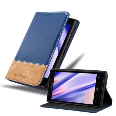 Nokia Lumia 925 Deksel Case Cover (blå)