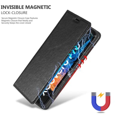 Samsung Galaxy XCover 6 PRO lommebokdeksel case (svart)