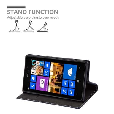 Nokia Lumia 925 Deksel Case Cover (blå)