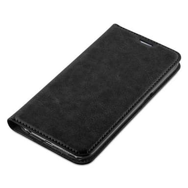 Samsung Galaxy S6 EDGE lommebokdeksel case (svart)