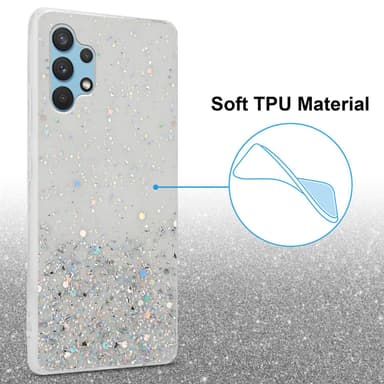 Samsung Galaxy A32 4G Silikondeksel Glitter