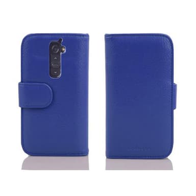 LG G2 lommebokdeksel case (blå)
