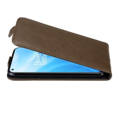 OnePlus Nord N200 5G deksel flip cover (brun)