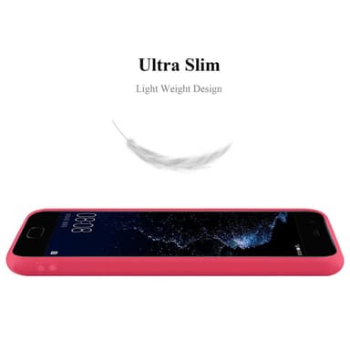 Deksel Huawei P10 PLUS Silikon cover (rød)