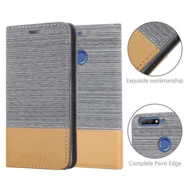 Huawei Y6 PRIME lommebokdeksel etui (grå)