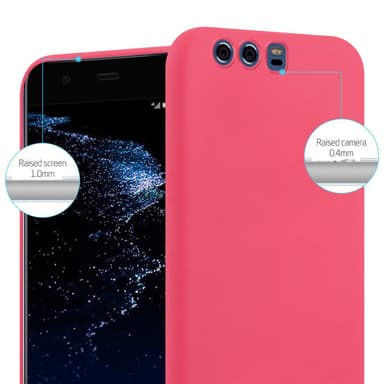 Deksel Huawei P10 PLUS Silikon cover (rød)