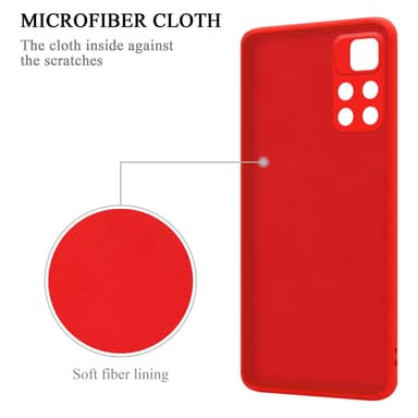 Deksel Xiaomi POCO M4 PRO 5G Ring Case (rød)