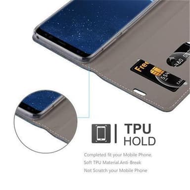 Samsung Galaxy S8 PLUS lommebokdeksel etui (blå)