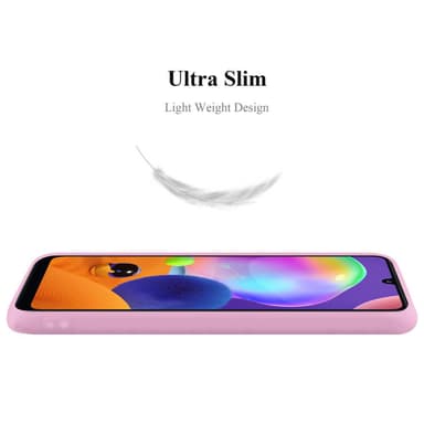Deksel Samsung Galaxy A31 Silikon cover (rosa)