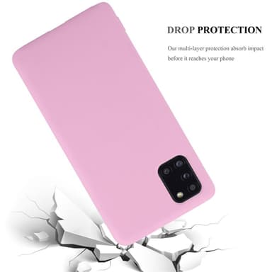 Deksel Samsung Galaxy A31 Silikon cover (rosa)