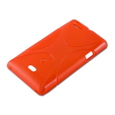 Sony Xperia MIRO Deksel Case Cover (rød)