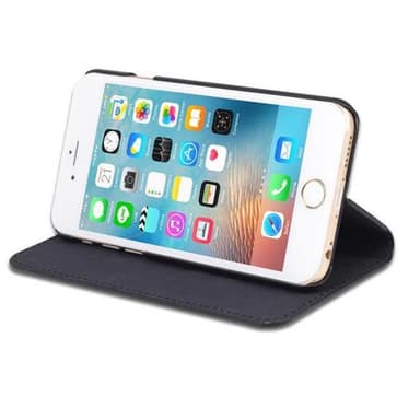 Lommebokdeksel iPhone 6 / 6S case (svart)