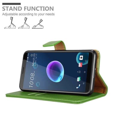 HTC Desire 12 lommebokdeksel etui (grønn)