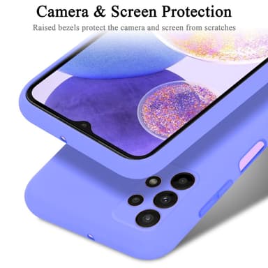 Samsung Galaxy A23 4G / 5G silikondeksel case (lilla)