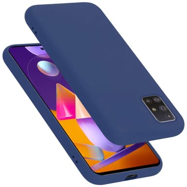 Samsung Galaxy M31s silikondeksel case (Blå)