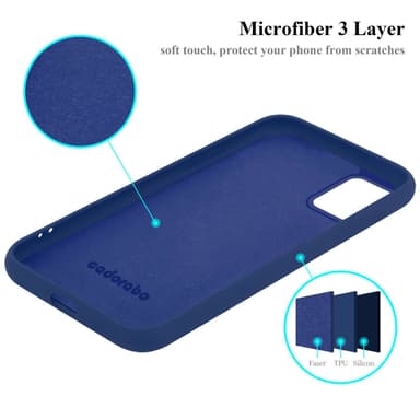 Samsung Galaxy M31s silikondeksel case (Blå)