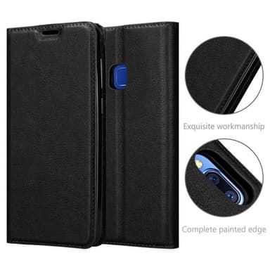 Vivo V11i lommebokdeksel case (svart)