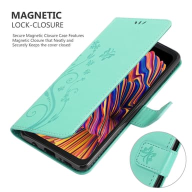 Samsung Galaxy XCover PRO lommebokdeksel Blomster