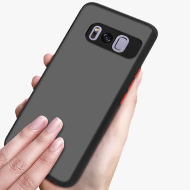 Samsung Galaxy S8 PLUS Deksel Case Cover (Svart)