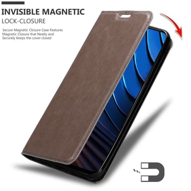 Xiaomi POCO X3 GT lommebokdeksel case (brun)