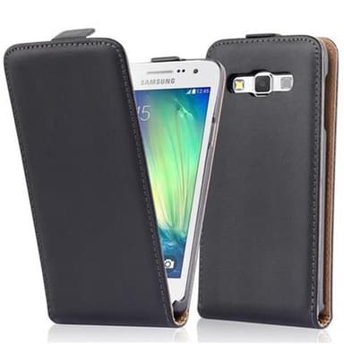 Samsung Galaxy A3 2015 Deksel Flip Case (svart)