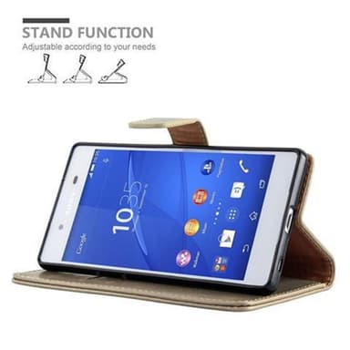 Sony Xperia Z3 PLUS / Z4 lommebokdeksel etui (brun)