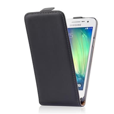 Samsung Galaxy A3 2015 Deksel Flip Case (svart)