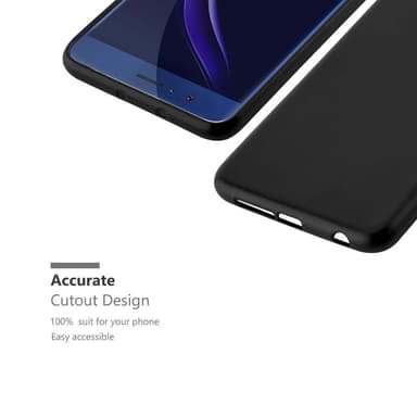 Deksel Honor 8 / 8 PREMIUM Case Cover (svart)