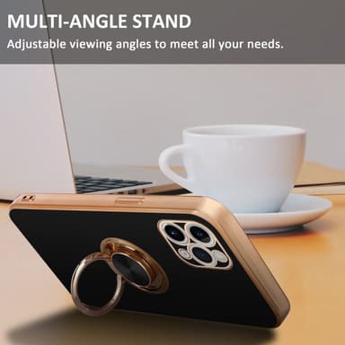 iPhone 11 PRO MAX silikondeksel case (svart)