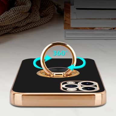 iPhone 11 PRO MAX silikondeksel case (svart)