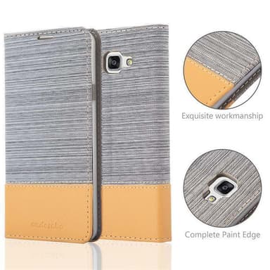 Samsung Galaxy A7 2016 lommebokdeksel etui (grå)