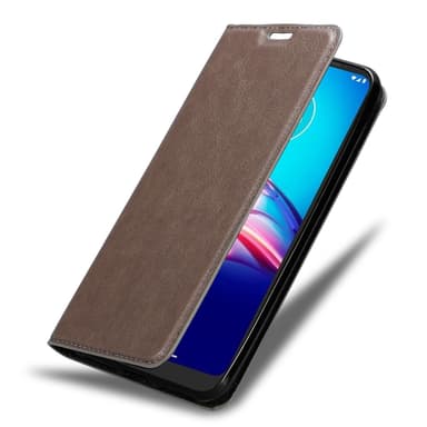 Motorola MOTO E6s 2020 lommebokdeksel case (brun)