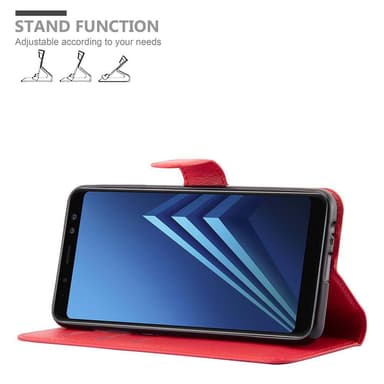 Samsung Galaxy A8 2018 Deksel Etui Case (rød)
