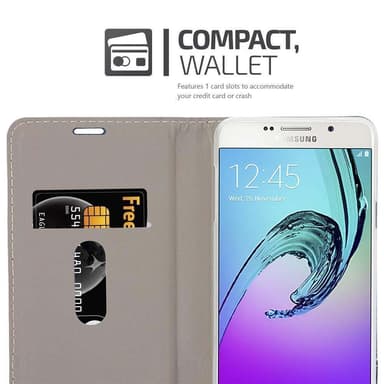 Samsung Galaxy A7 2016 lommebokdeksel etui (grå)