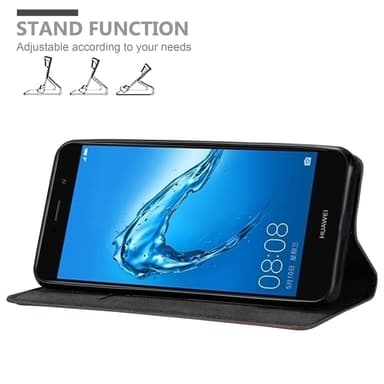 Huawei Y7 PRIME 2017 lommebokdeksel case (brun)