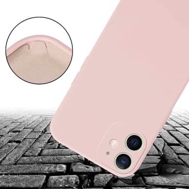 Deksel iPhone 12 MINI med Halskjede (rosa)