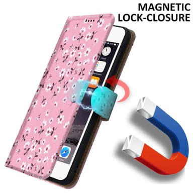 iPhone 6 PLUS / 6S PLUS lommebokdeksel etui (rosa)