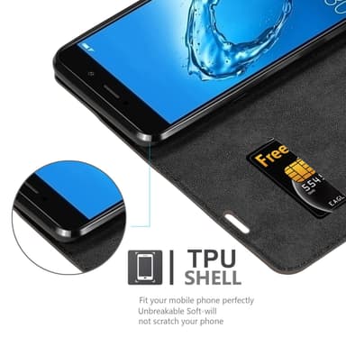 Huawei Y7 PRIME 2017 lommebokdeksel case (brun)