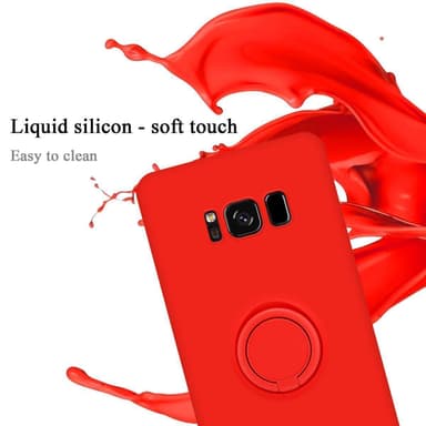 Deksel Samsung Galaxy S8 PLUS Ring Case (rød)