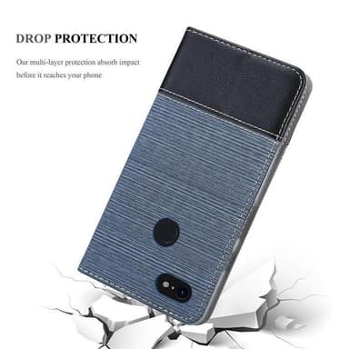 Google PIXEL 3 lommebokdeksel etui (blå)