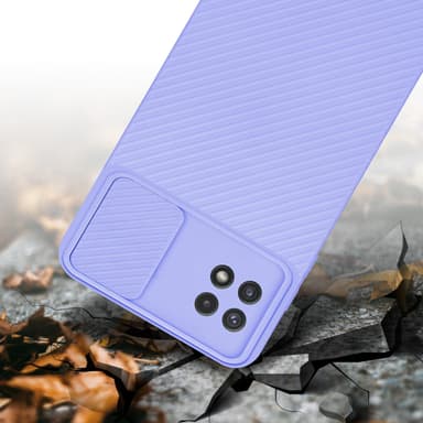 Deksel Samsung Galaxy A22 5G cover (lilla)