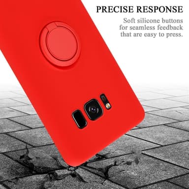 Deksel Samsung Galaxy S8 PLUS Ring Case (rød)
