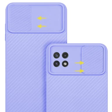 Deksel Samsung Galaxy A22 5G cover (lilla)