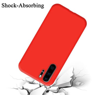 Huawei P30 PRO silikondeksel case (rød)