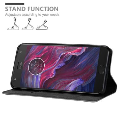 Motorola MOTO X4 lommebokdeksel case (grå)
