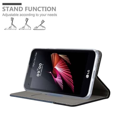 LG X SCREEN lommebokdeksel etui (blå)