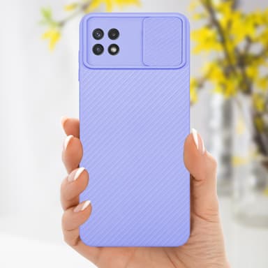 Deksel Samsung Galaxy A22 5G cover (lilla)