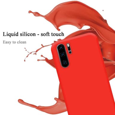 Huawei P30 PRO silikondeksel case (rød)