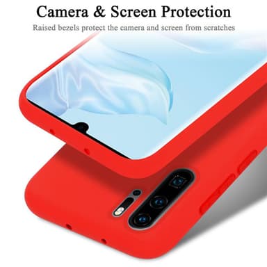 Huawei P30 PRO silikondeksel case (rød)