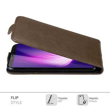 Cubot NOVA deksel flip cover (brun)